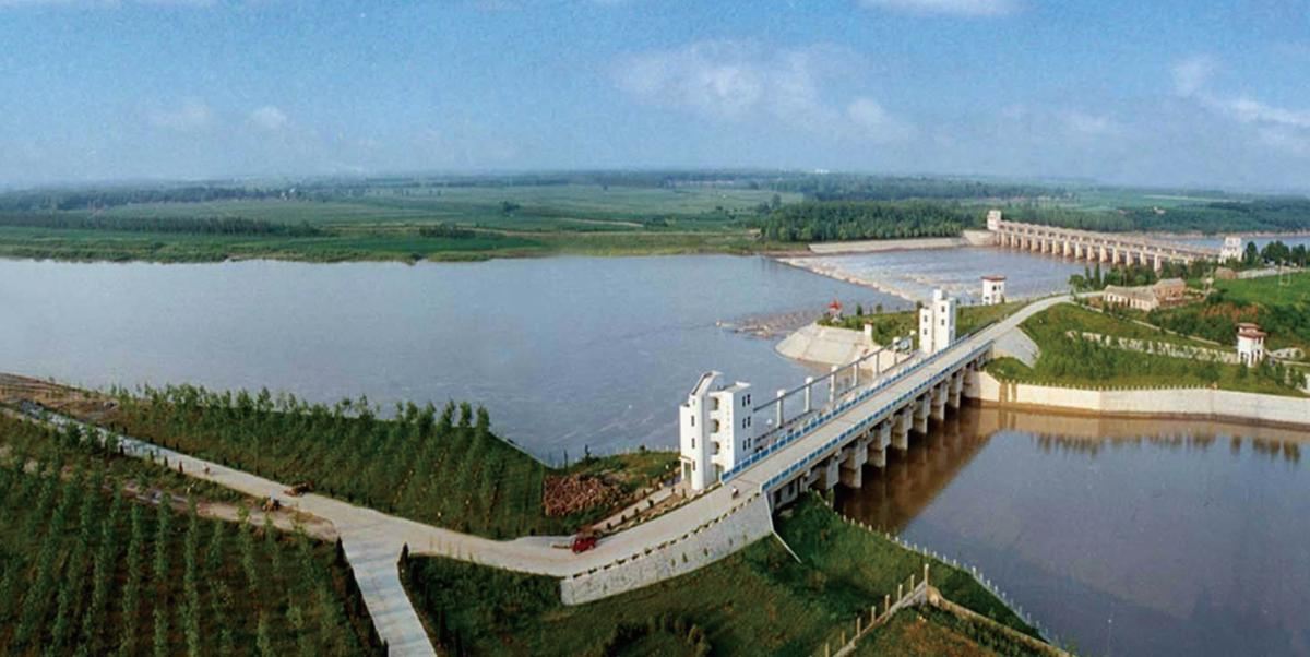 淮河流域沂沭河洪水東調(diào)南下工程分沂入沭調(diào)尾工程攔河壩及裹頭工程